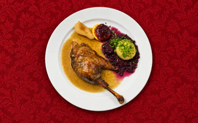 ¼ gebratene Gans