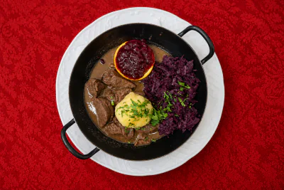 Hirsch-Edelgulasch