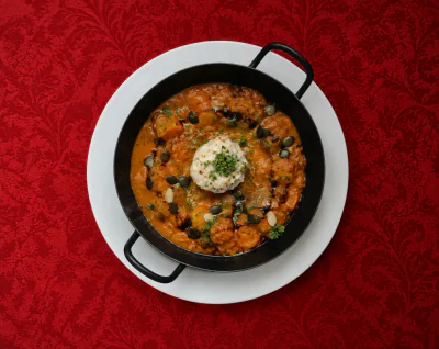 Vegetarisches Kürbisgulasch